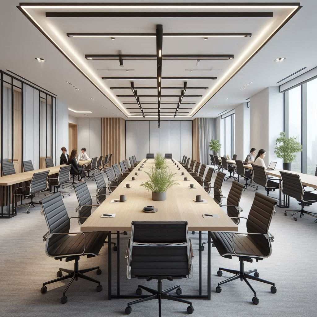 照明方案换季调整发生后律师事务所该怎样校准写字楼办公的多部门联合办公